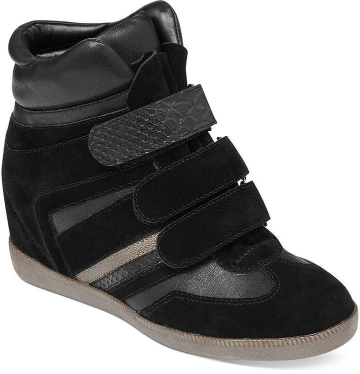 Black Wedge Sneakers: BCBGeneration Anthony Wedge Sneakers | Where to ...